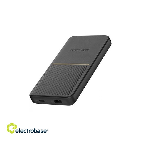 OTTERBOX POWER BANK 10K MAH USB A&C 18W USB-PD - BLACK image 1