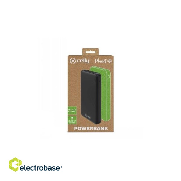 CELLY GRS POWER BANK 10000MAH BLACK paveikslėlis 3