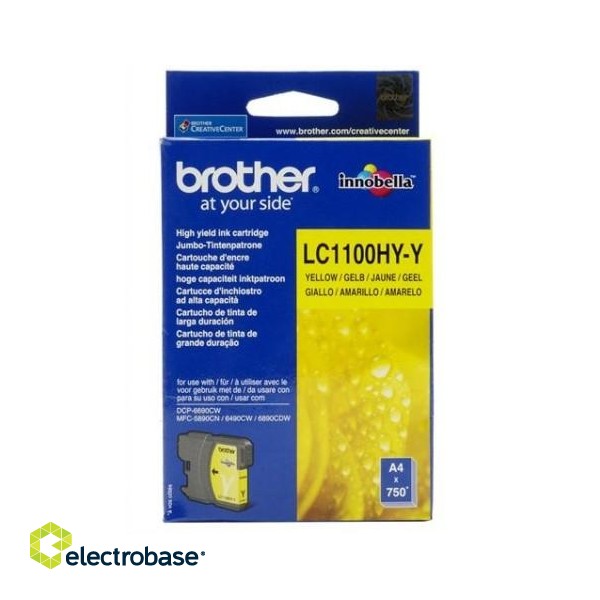 BROTHER LC-1100HYY TONER HIGH YELL. 750P