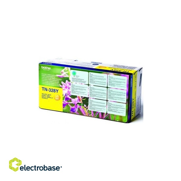 BROTHER TN328Y TONER S.HIGH YELLOW 6000P