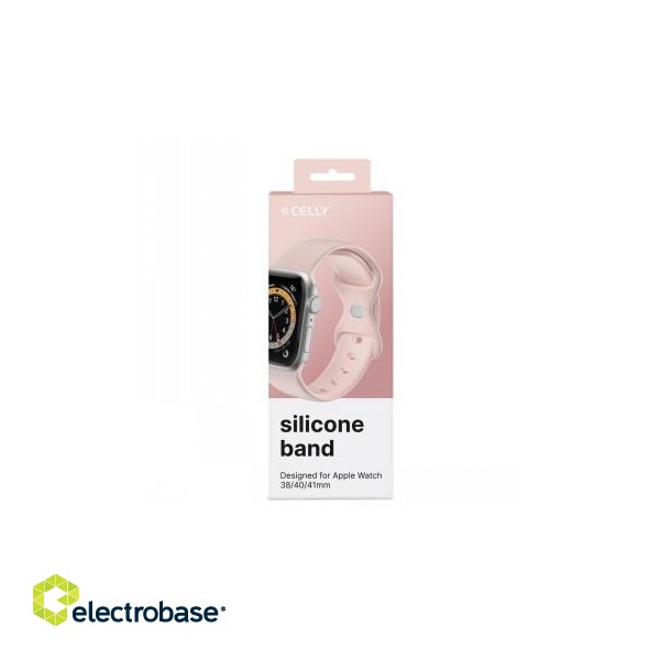 CELLY WATCHBAND 38/40/41MM SILIC PINK image 3