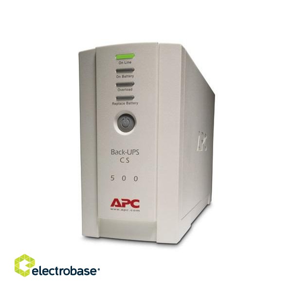 APC BACK-UPS CS 500VA 230V USB/SERIAL image 1