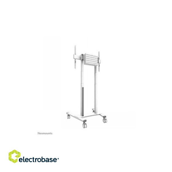 NEOMOUNTS BY NEWSTAR MOTORISED MOBILE FLOOR STAND - VESA 100X100 UP TO 800X600 WHITE image 5