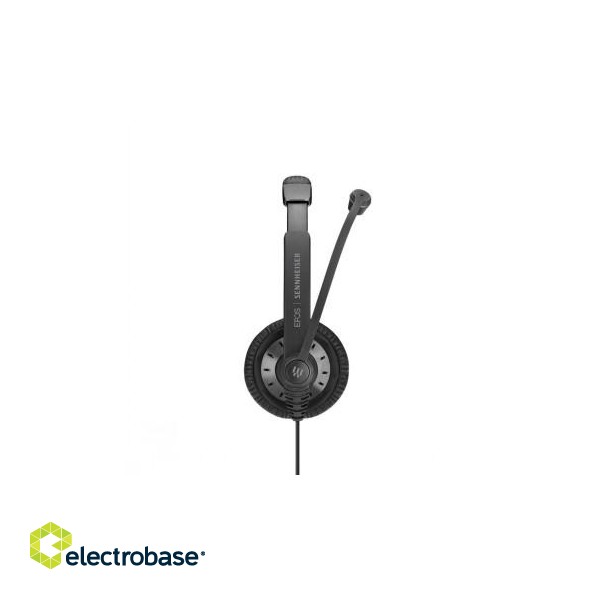 EPOS SENNHEISER SC 75 USB WIRED BINAURAL HEADSET 3.5MM, USB IN-LINE CALL CONTROL ON USB CABLE, MS image 1