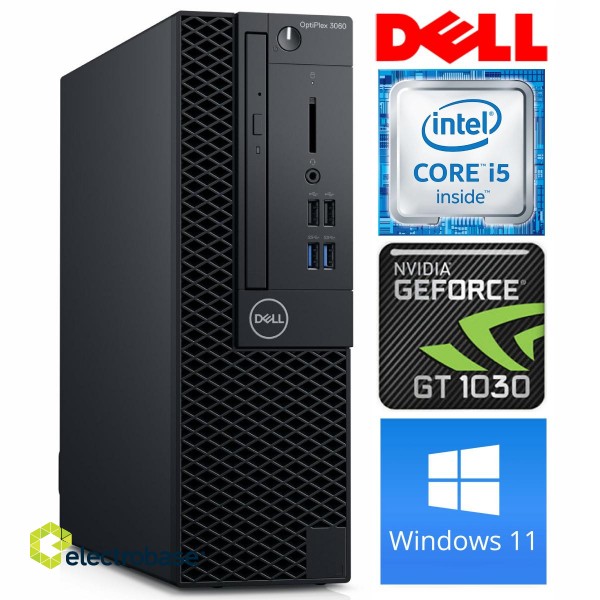 DELL 3060 SFF i5-8500 16GB 1TB SSD M.2 NVME+1TB GT1030 2GB DVD WIN11Pro