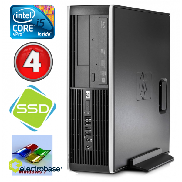 HP 8100 Elite SFF i5-650 4GB 120SSD DVD WIN7Pro image 1