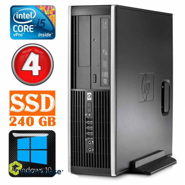 HP 8100 Elite SFF i5-650 4GB 240SSD DVD WIN10 image 1