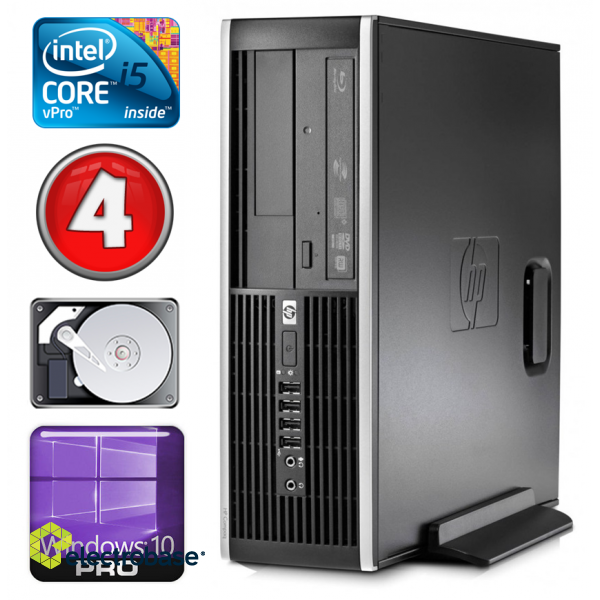 HP 8100 Elite SFF i5-650 4GB 250GB DVD WIN10Pro paveikslėlis 1