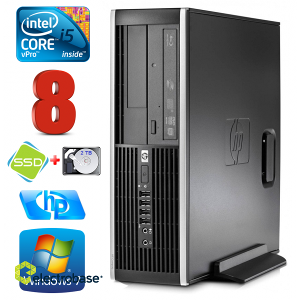 HP 8100 Elite SFF i5-650 8GB 120SSD+2TB DVD WIN7Pro image 1