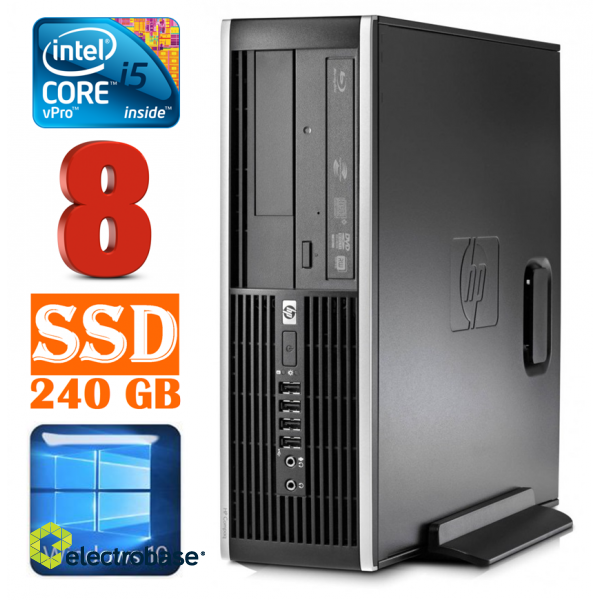 HP 8100 Elite SFF i5-650 8GB 240SSD DVD WIN10 image 1