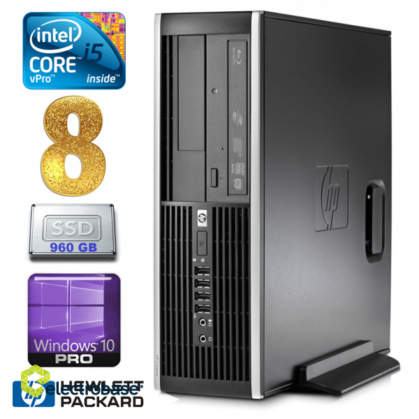 HP 8100 Elite SFF i5-650 8GB 960SSD DVD WIN10Pro image 1