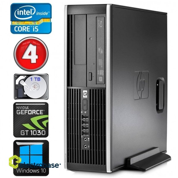HP 8100 Elite SFF i5-750 4GB 1TB GT1030 2GB DVD WIN10 image 1