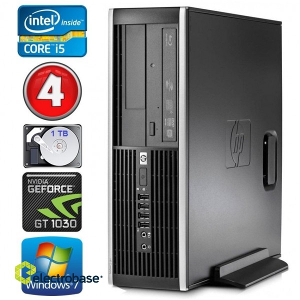HP 8100 Elite SFF i5-750 4GB 1TB GT1030 2GB DVD WIN7Pro image 1