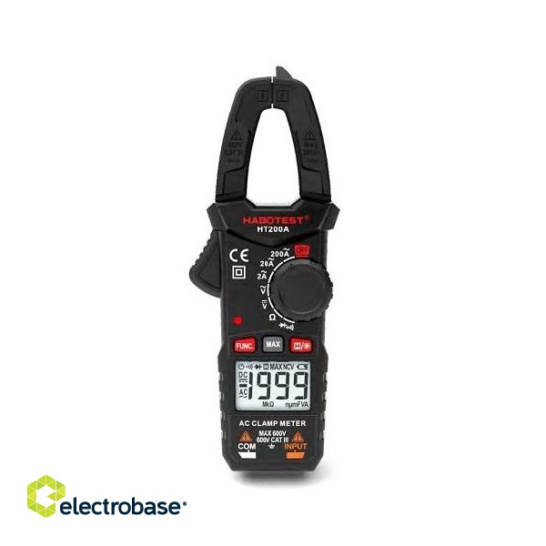 Clamp Meter AC600V/200A, DC600V