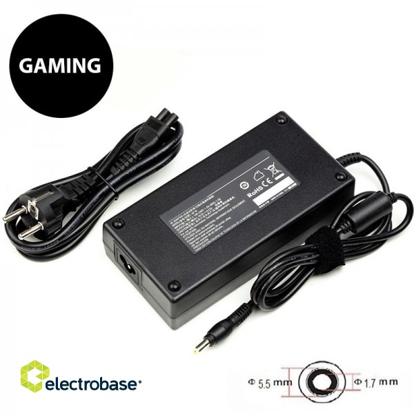 Laptop Power Adapter ACER 180W: 19.5V, 9.23A