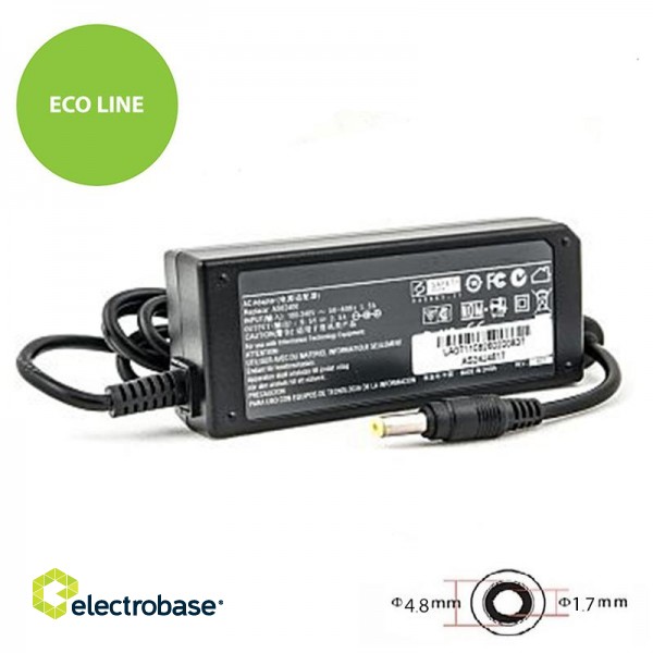 Laptop Power Adapter ASUS 220V, 24W: 9.5V, 2.5A