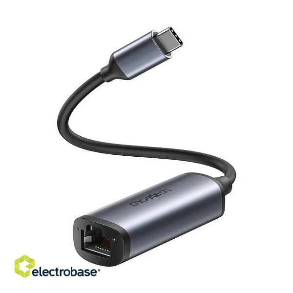 Adapter CHOETECH USB C - RJ45, 2.5G Gigabit Ethernet