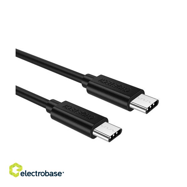 Cable CHOETECH Type-C - Type-C, PD20W, Black, 3m