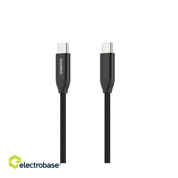Cable CHOETECH Type-C - Type-C, PD240W, black, 1m
