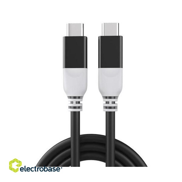 Cable USB-C - USB-C, PD100W, USB4 (black, 3m)