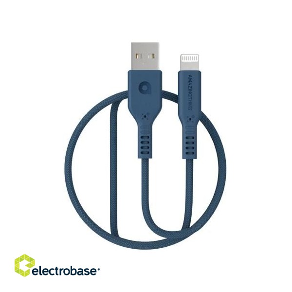 Premium MFI certifield Cable USB A - Lightning (blue, 1.1m) Speed Pro Zeus