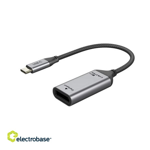 Adapter USB-C (M) to DisplayPort (F), 4K/60Hz, with gold-plated connectors
