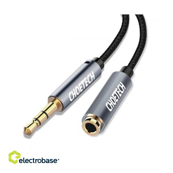 CHOETECH Audio Aux Cable 3.5mm, M-F, 2m