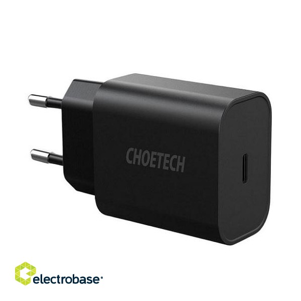 Зарядное устройство CHOETECH USB Type-C, 25W, PD+PPS