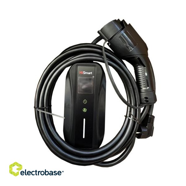 Electric Car Charger Type 1 - Schuko (220V), 6-16A, 3.5kW, 1-phase, 5m