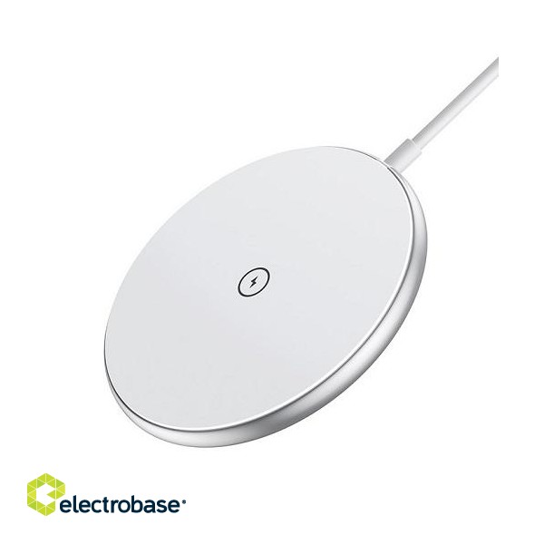 Magnetic Wireless Charger CHOETECH, 15W, White