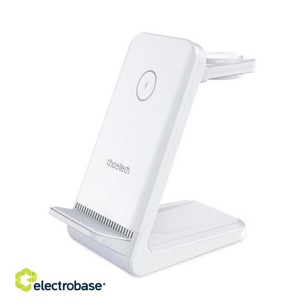 Wireless Charging Stand CHOETECH, 15W, 3-in-1