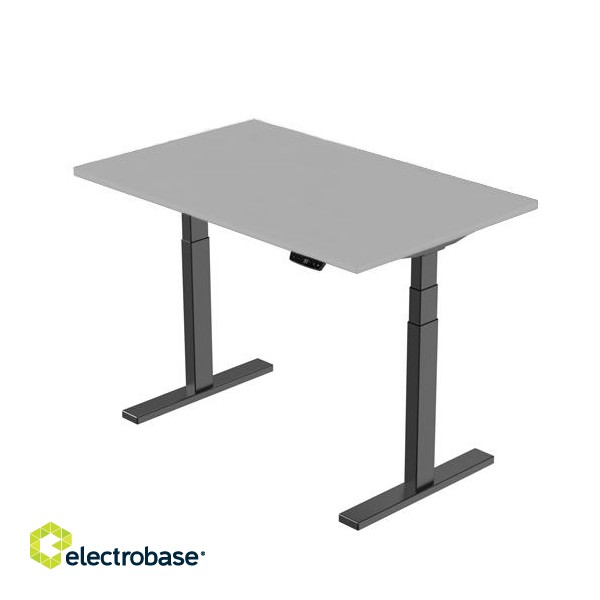 Height-Adjustable Table, 139cm x 68 cm, Gray