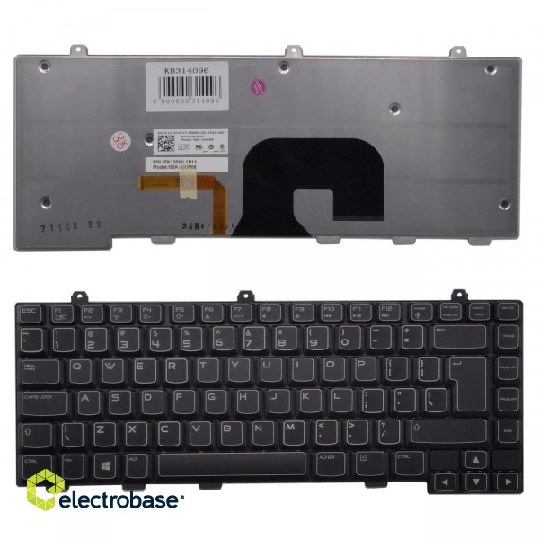 Keyboard DELL Alienware: M14X UI, US