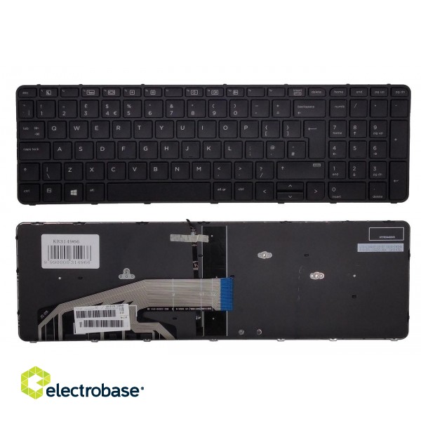 Клавиатура для ноутбука HP: Probook 650 G2/G3, 655 G2/G3 с подсветкой