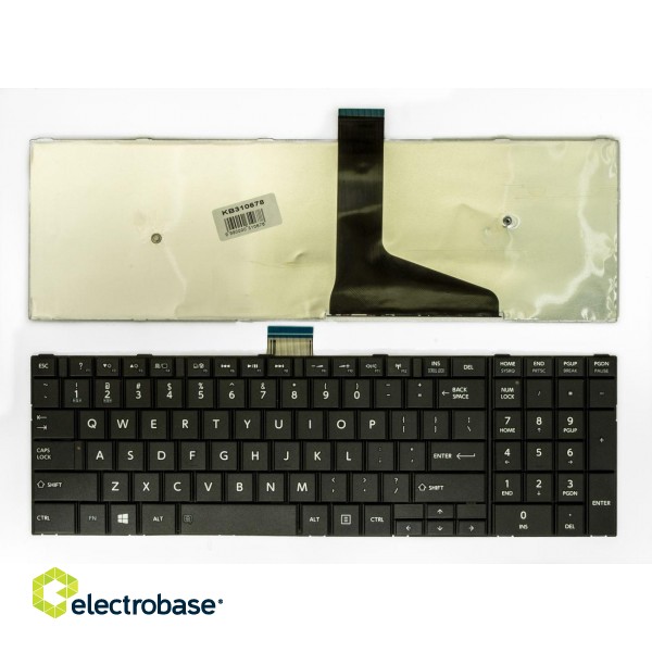 Klaviatūra TOSHIBA: Satellite C50, C50A, C50-A, C50D-A, C55, C55T, C55D, C55-A, C55D-A