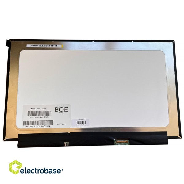 LCD screen 13.3" 1920x1080 FULL HD, LED, IPS, SLIM, matte, 30pin (right), A +