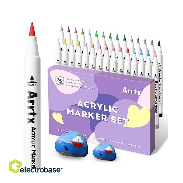 Acrylic Marker Pens ARRTX, 30 Colours
