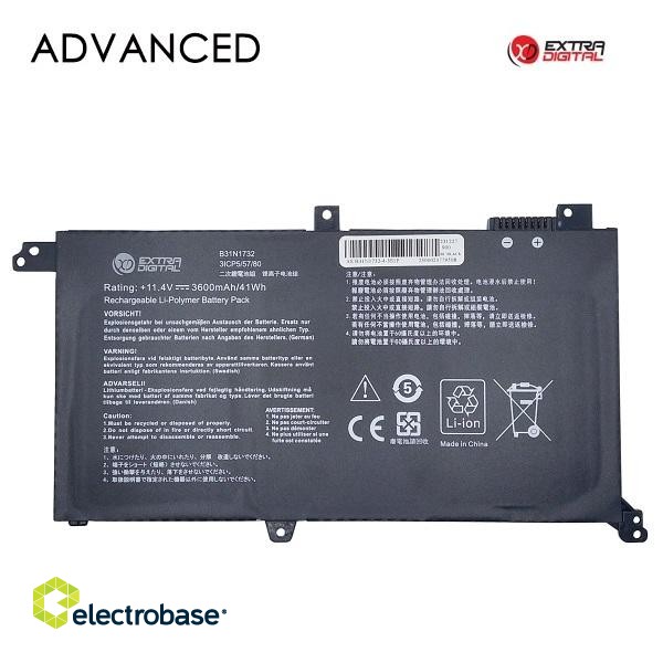 Notebook Battery ASUS B31N1732, 3600mAh, Extra Digital Advanced