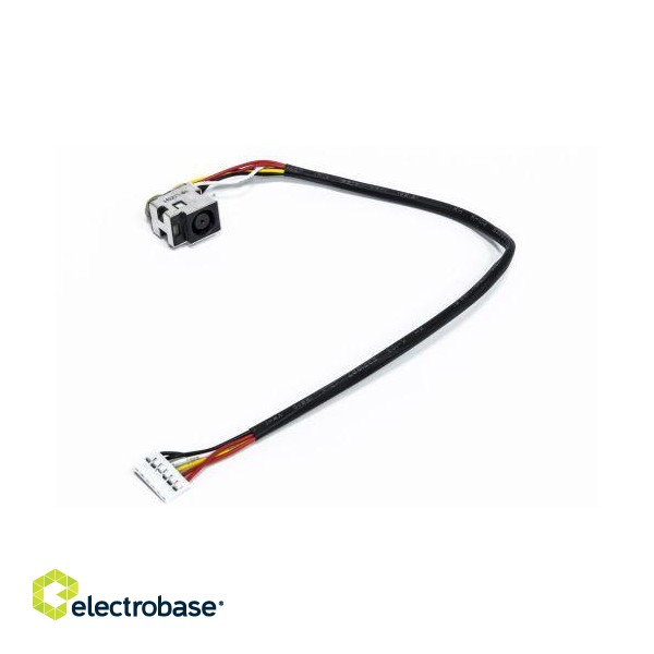 Power jack with cable, HP DV6 Series