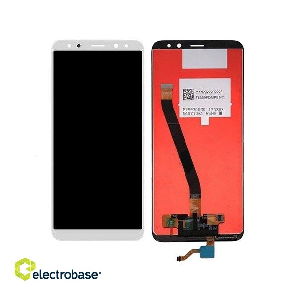 Ekranas LCD Huawei Mate 10 lite (baltas) restauruotas