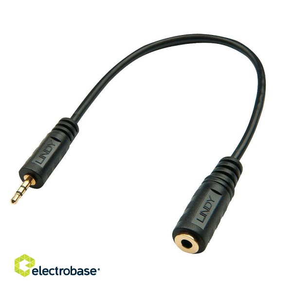 CABLE ADAPTER AUDIO 2.5/3.5MM/0.2M 35698 LINDY