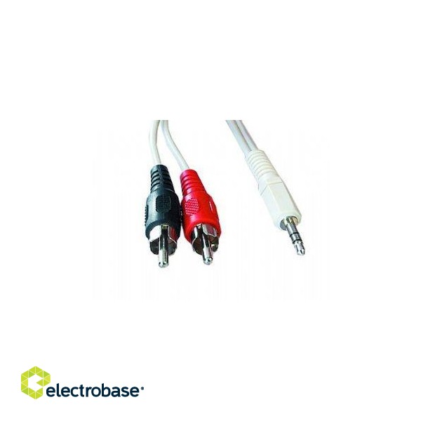 CABLE AUDIO 3.5MM TO 2RCA 1.5M/CCA-458 GEMBIRD image 1