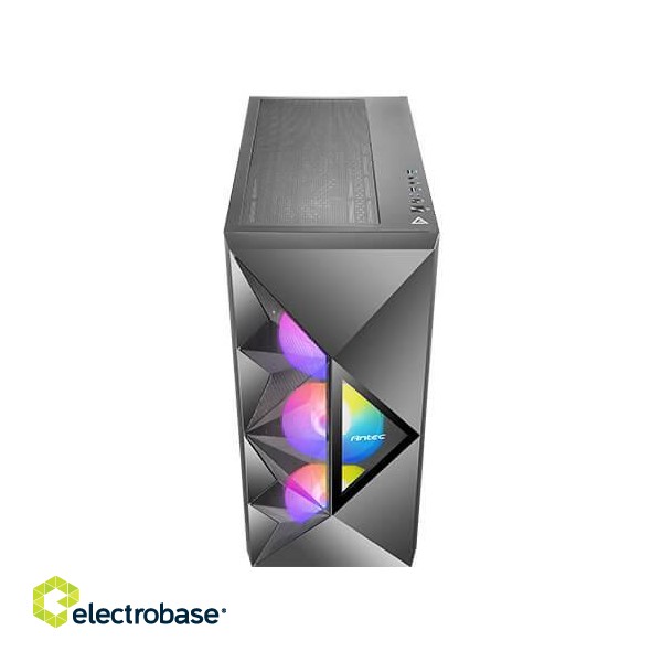 Case|ANTEC|DF800 FLUX|MidiTower|Case product features Transparent panel|ATX|MicroATX|MiniITX|Colour Black|0-761345-80081-5 image 2