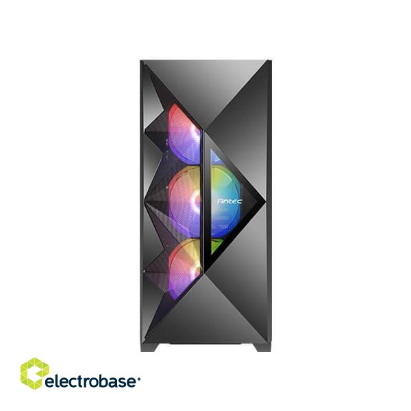 Case|ANTEC|DF800 FLUX|MidiTower|Case product features Transparent panel|ATX|MicroATX|MiniITX|Colour Black|0-761345-80081-5 image 3