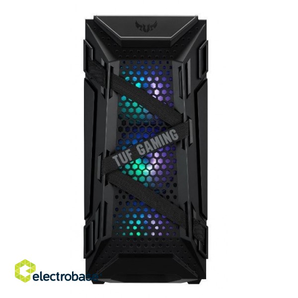 Case|ASUS|TUF Gaming GT301|MidiTower|Not included|ATX|MicroATX|MiniITX|Colour Black|GT301TUFGAMINGCASE фото 3