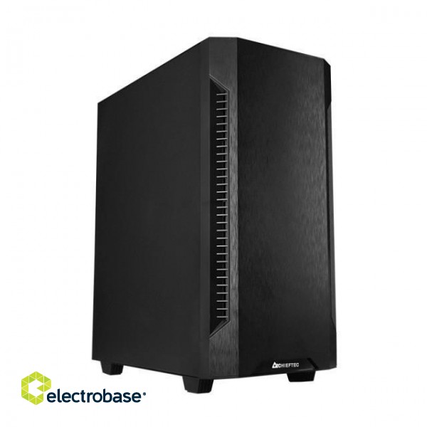 Case|CHIEFTEC|MidiTower|Not included|ATX|MicroATX|MiniITX|Colour Black|AS-01B-OP image 1