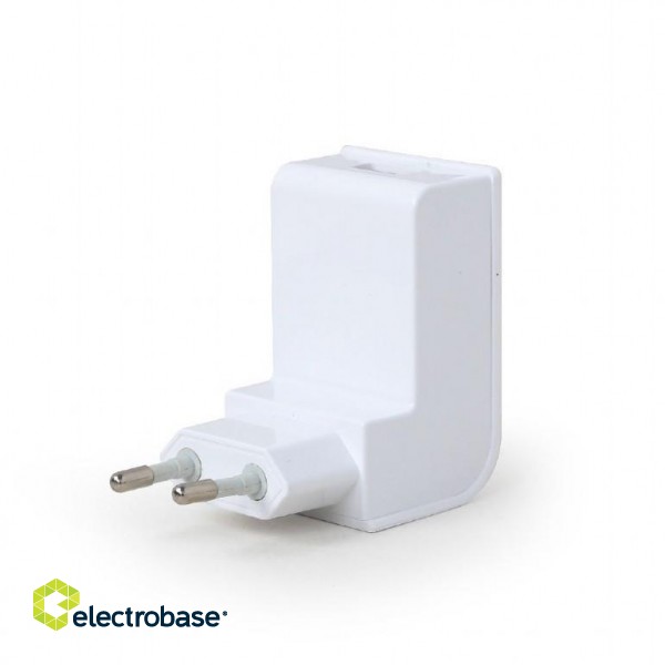 CHARGER USB UNIVERSAL WHITE/EG-UC2A-02-W GEMBIRD image 4