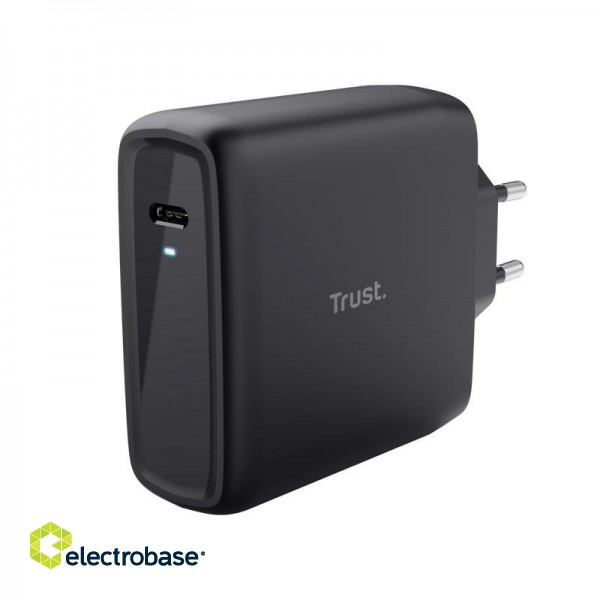 MOBILE CHARGER WALL MAXO 100W/USB-C BLACK 24818 TRUST фото 1