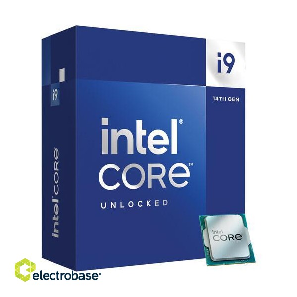 CPU|INTEL|Desktop|Core i9|i9-14900K|Raptor Lake|3200 MHz|Cores 24|36MB|Socket LGA1700|125 Watts|GPU UHD 770|BOX|BX8071514900KSRN48