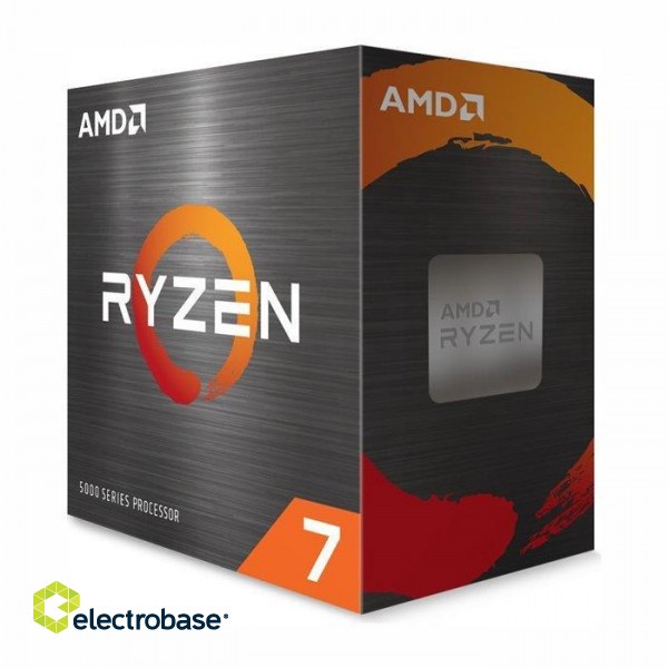 CPU|AMD|Desktop|Ryzen 7|5700X|Vermeer|3400 MHz|Cores 8|32MB|Socket SAM4|65 Watts|BOX|100-100000926WOF фото 1